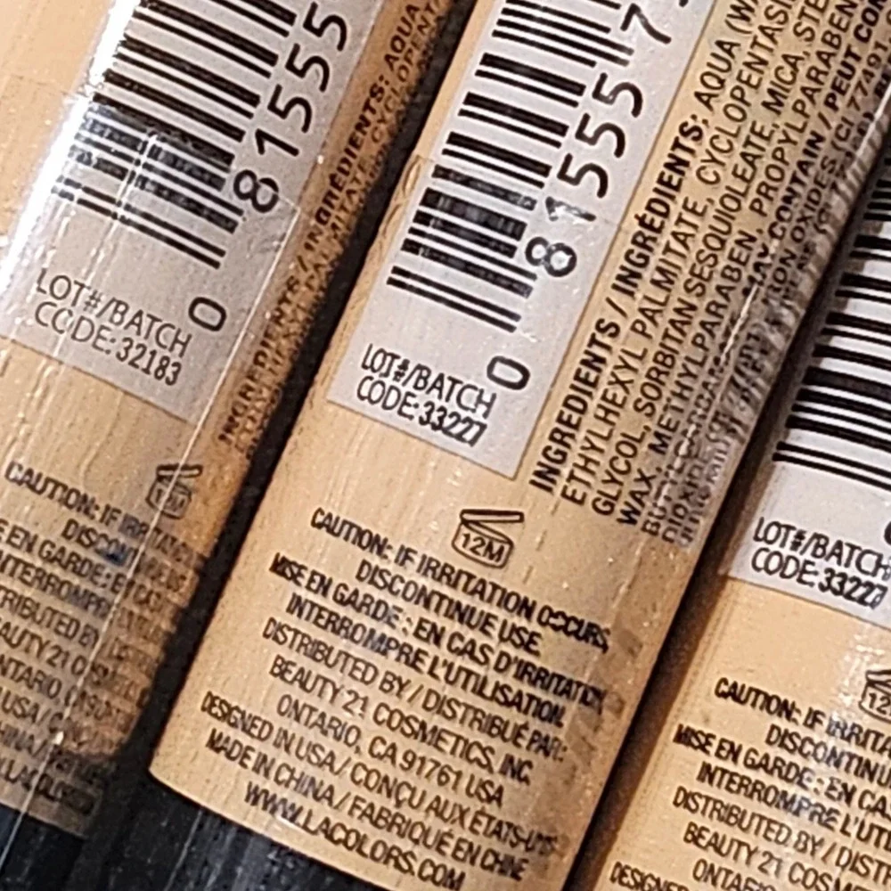 LA Colors Conceal It Cover & Correct Concealer CC567 Tan‎ 0.42oz New lot of 5